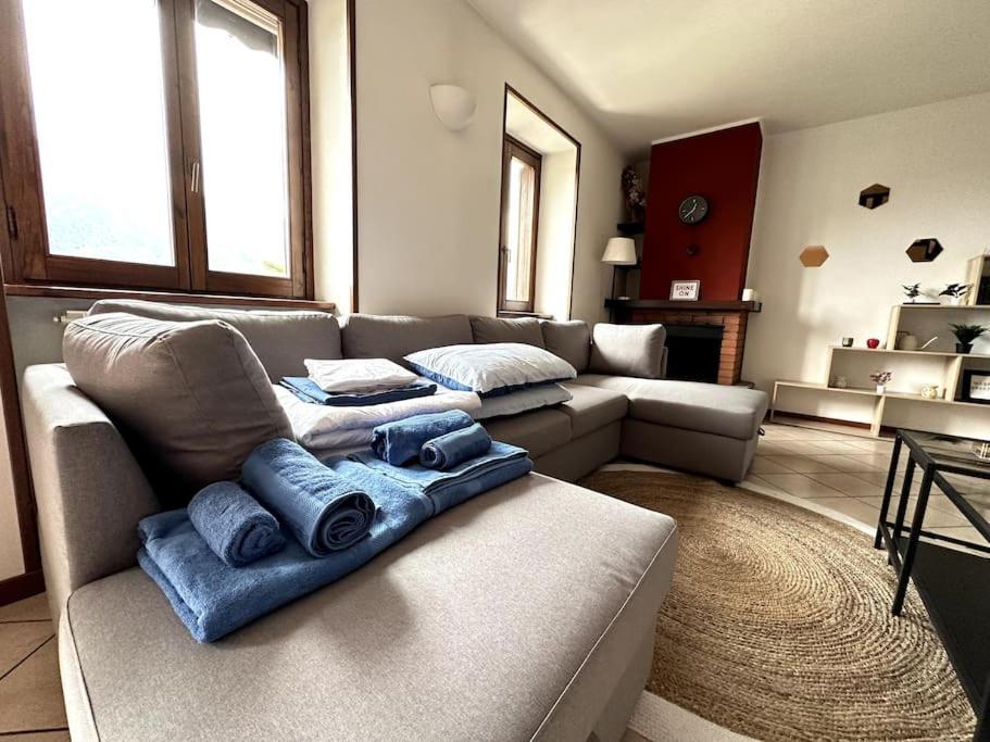 3Br Villetta Con Panoramica Sul Lago Nesso Exterior photo