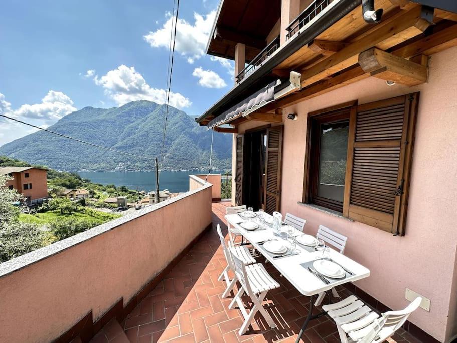 3Br Villetta Con Panoramica Sul Lago Nesso Exterior photo